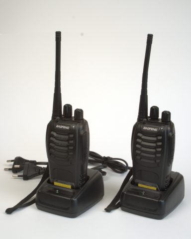 Twee Baofeng BF-888S portofoons inclusief accesoires te huur in en rondom Utrecht. 