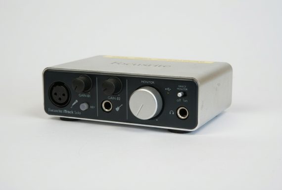 Focusrite iTrack solo audio interface te huur in en rondom Utrecht.